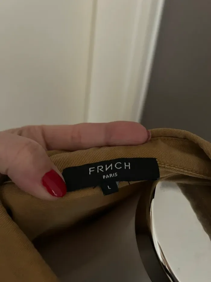 Frnch robe, longue, Midi beige, Camel, femme, taille L/40 - photo numéro 5