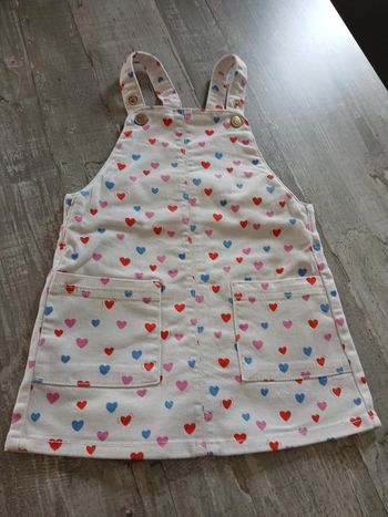 Robe à coeurs salopette