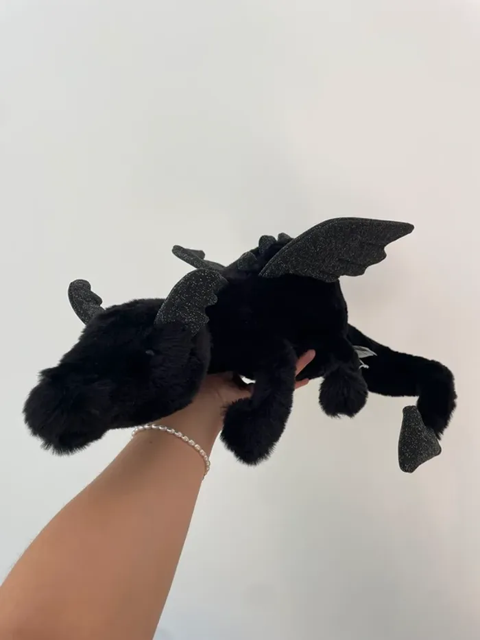 Peluche Jellycat Onyx Dragon Large 🐉🖤 - photo numéro 20