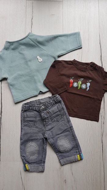 Ensemble 3pieces hiver garçon 6mois