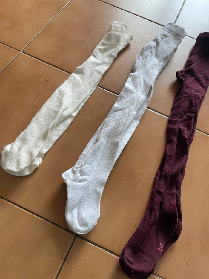 Lot 3 collants fille 2/3 ans - photo numéro 2