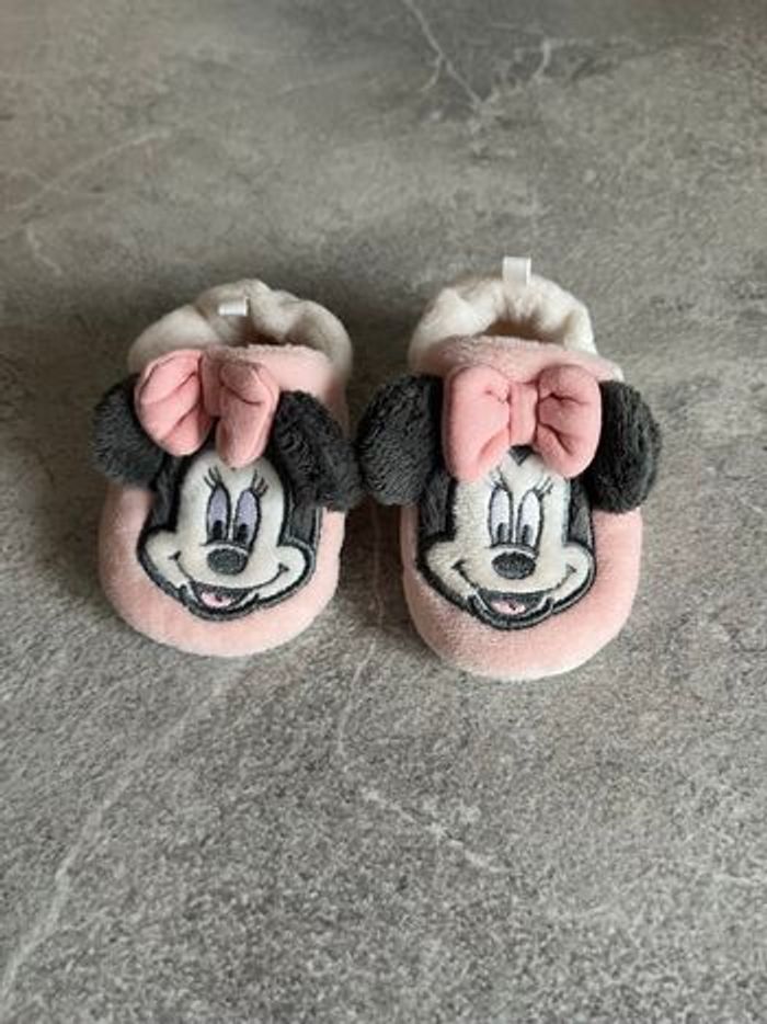 Chaussons bébé fille 3/6mois Disney Minnie - photo numéro 1