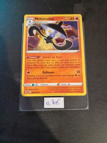 Carte Pokémon Mélancolux 32/192