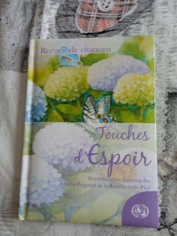 Petit Livre "Touches d'espoir" Recueil de citations