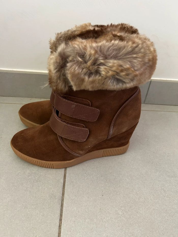 Bottine marron