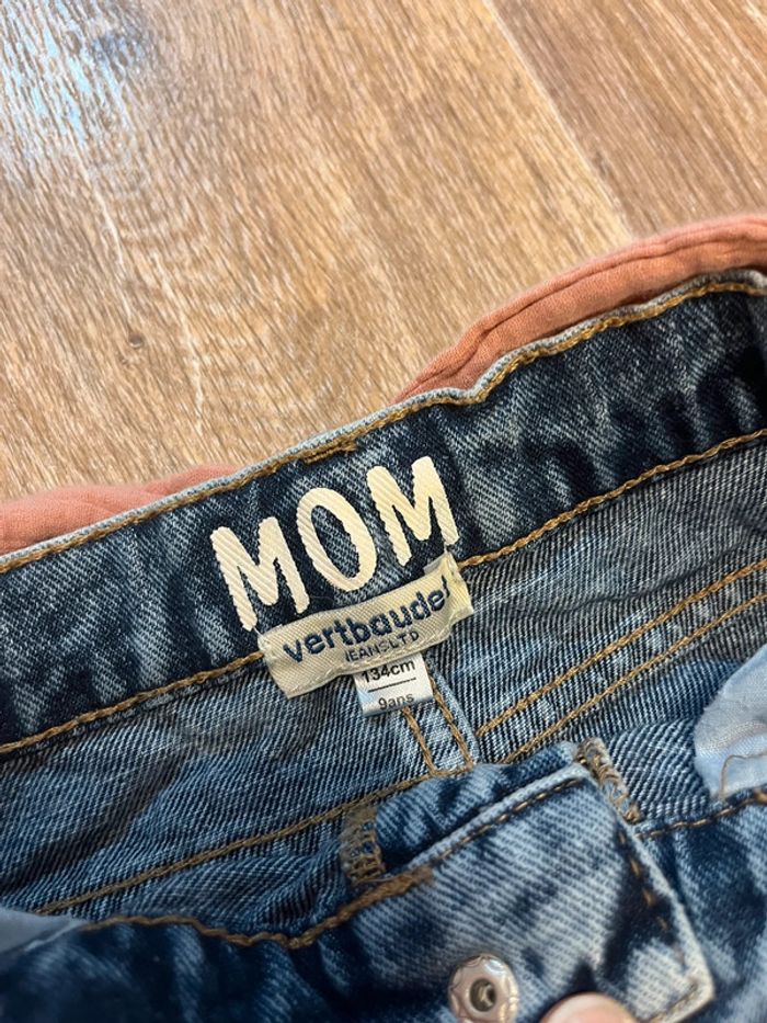 Lot jeans mom noeud - photo numéro 3