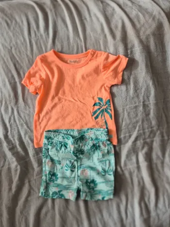 Ensemble t-shirt et short Kimbaloo 6mois