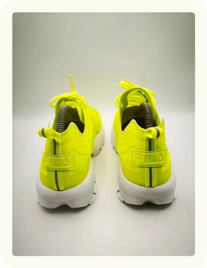 Baskets Fila Disruptir run jaune néon fluo Taille 43 Neuves - photo numéro 5