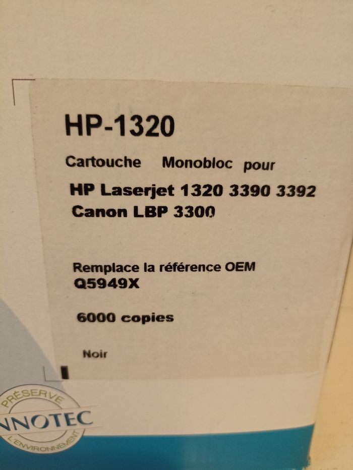 Cartouche d'encre laser neuve noire - photo numéro 2