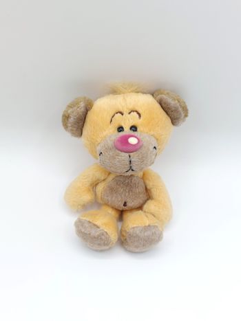 Petite peluche ours PIMBOLI beige gris DEPESCHE 18 cm Diddl doudou de collection