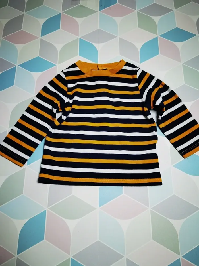 D4611 - tee-shirt garçon 12 mois - photo numéro 2