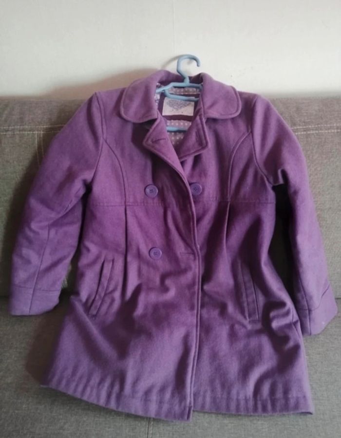 Manteau chic en laine taille 12 ans