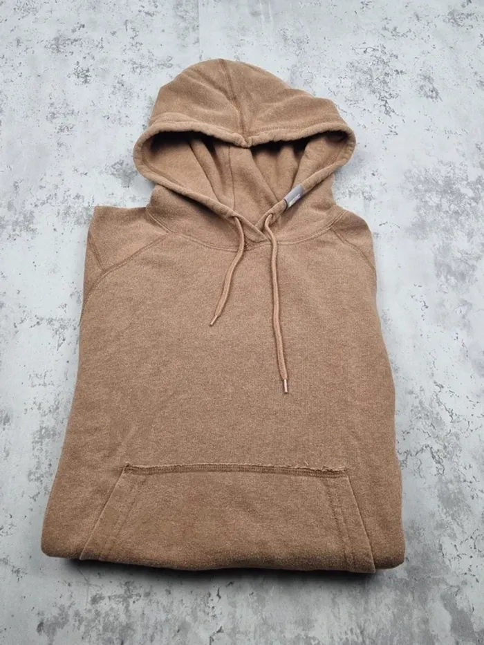 Sweat à capuche The North Face marron clair – Taille S Femme (mesures en photos) - photo numéro 2