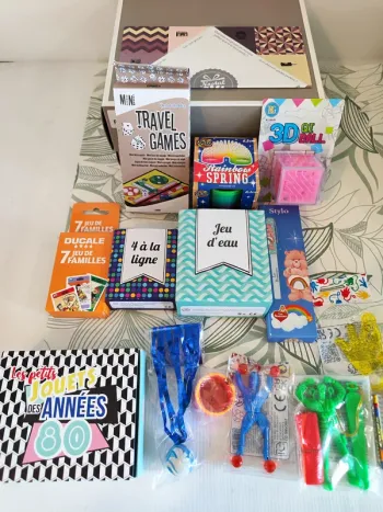 Coffret cadeau jouets des années 80 Cadeau femme