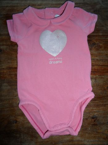 Body rose Fille habillé, OBAIBI, taille 6 MOIS