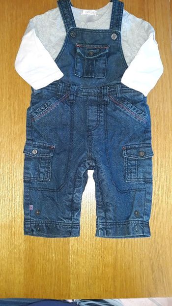 Ensemble salopette et t-shirt orchestra 6mois