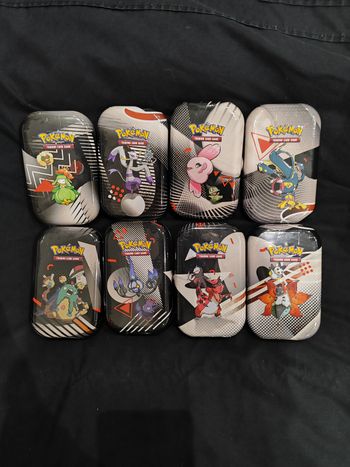8 Mini tins 10.5 + carton