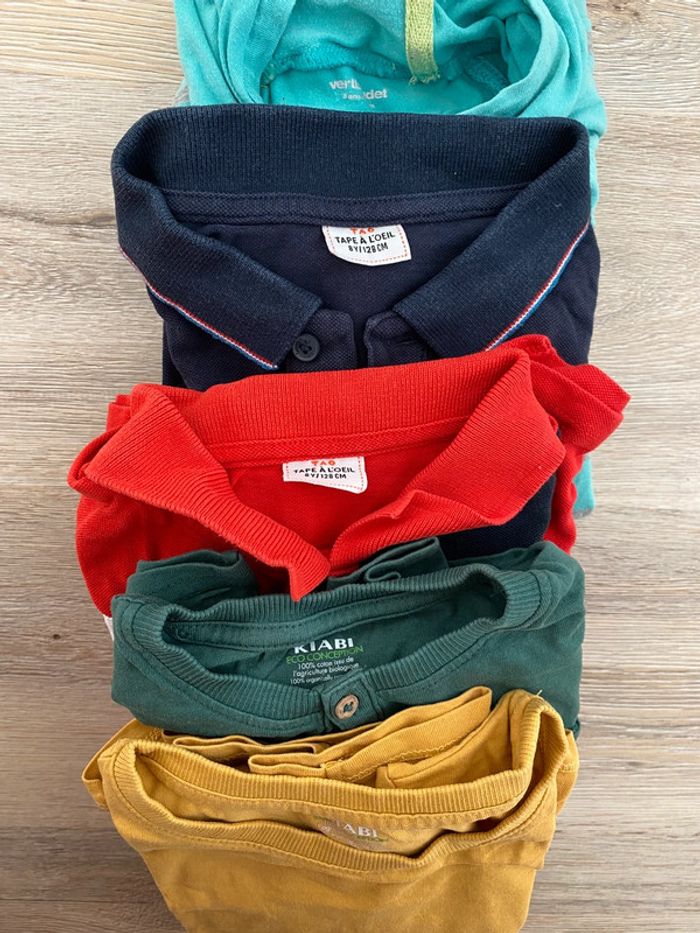 Lot 5 T-shirt ML taille 8 ans TAO - photo numéro 4