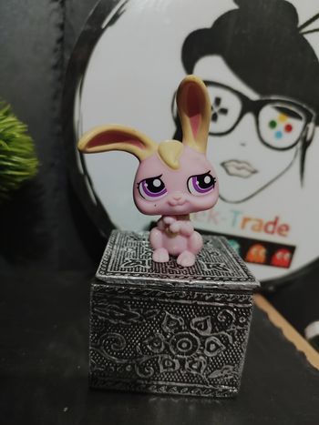 Lps933 Littlest Petshop Pet Shop LPS Bunny Rabbit Long Ears Lapin Garenne 1484