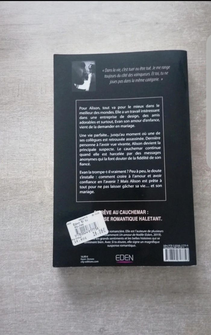 Livre romance Si tu doute Aurore Chatras - photo numéro 2