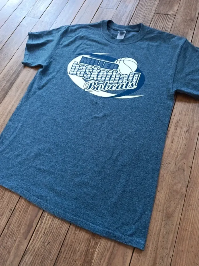 T-shirt imprimé basketball académy Miller bobcats gildan - M - photo numéro 4