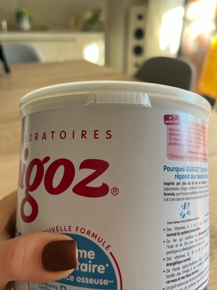 Lait de croissance Guigoz Optipro 3 âge - photo numéro 2