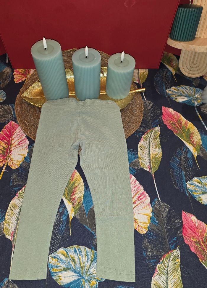 Legging vert 2-3 ans - photo numéro 2
