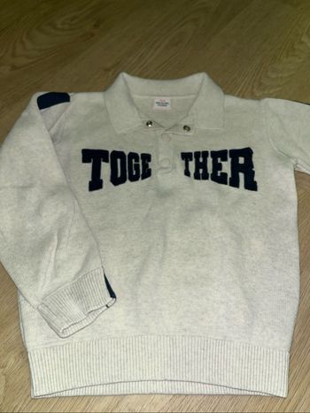 pull beige garçon tape à l’œil 8 ans