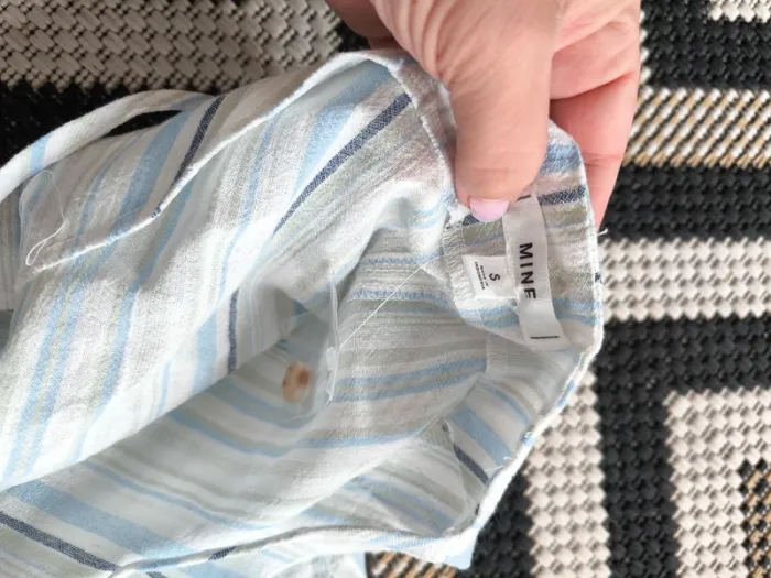 Haut rayé à fines bretelles Mine – Taille S – Neuf avec étiquette - photo numéro 4