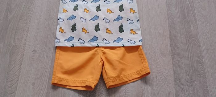 Ensemble bébé garçon, motif petits animaux Plus Collection, taille 18 mois, neuf avec étiquette. - photo numéro 3