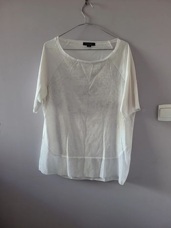 T-shirt blanc et argenté taille M Women Only