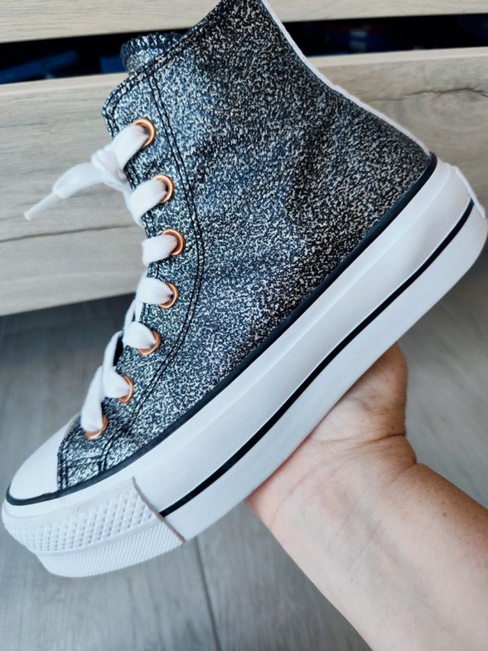 Converse plateforme glitter - photo numéro 6