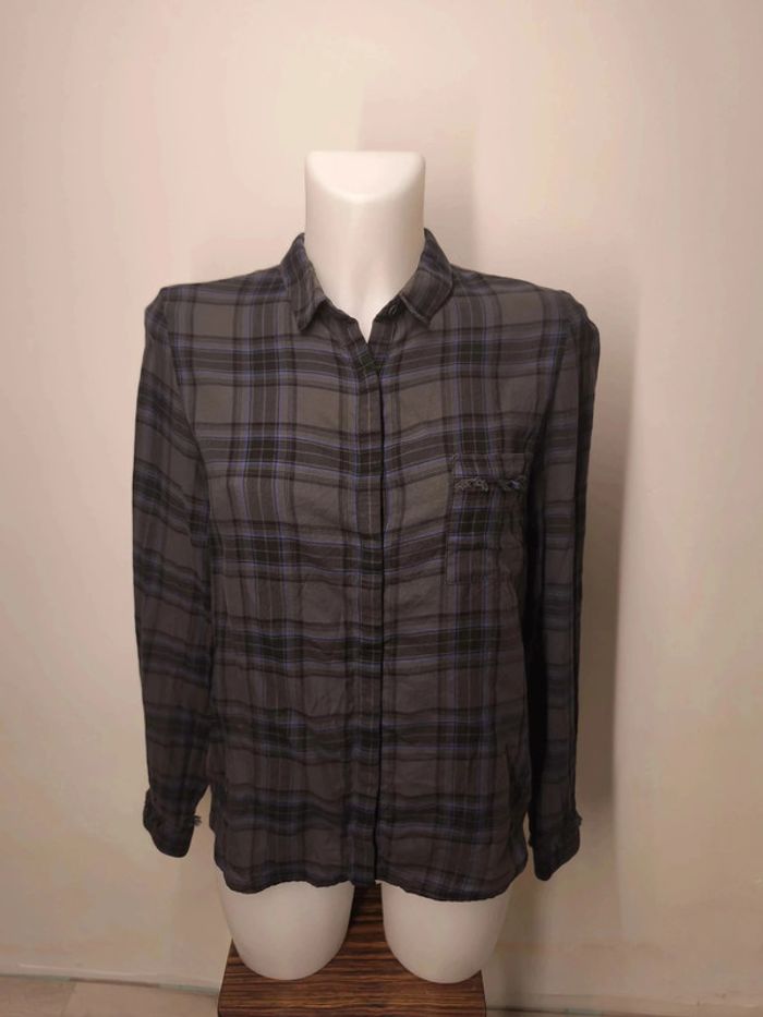 Chemise Comptoir des Cotonniers Femme Taille 38 Noir-Bleu