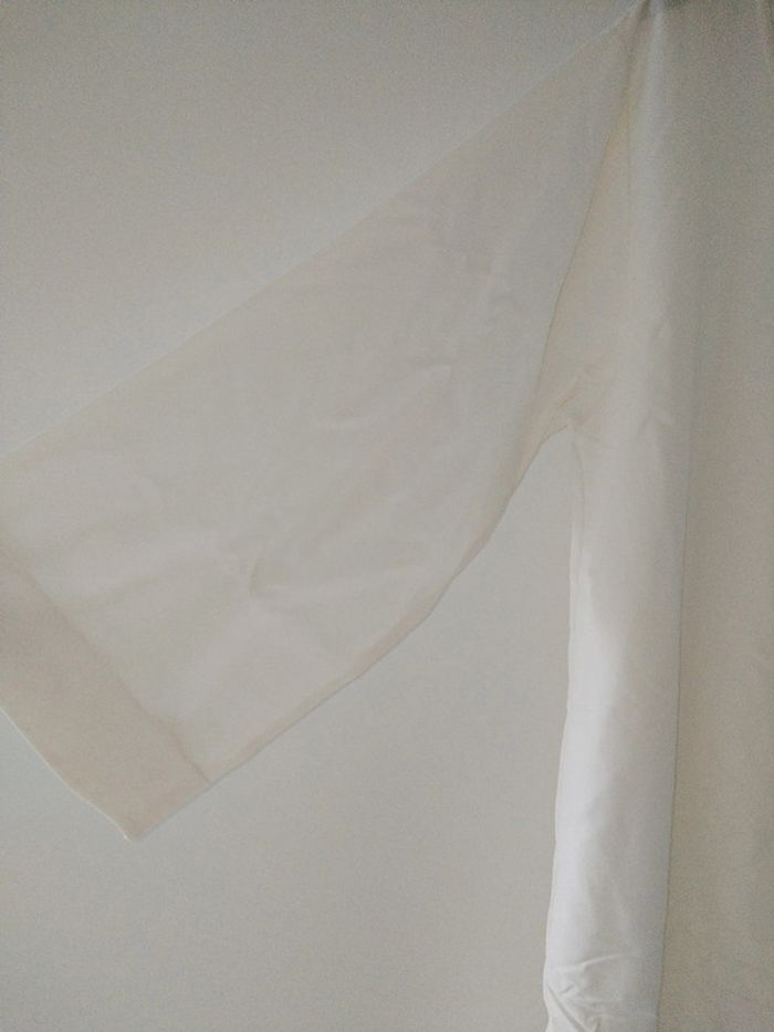 Robe abaya avec grand voile blanche - photo numéro 4
