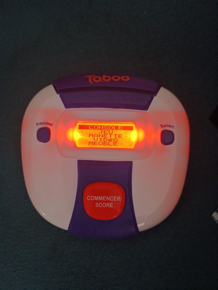 Jeu électronique Taboo - photo numéro 3
