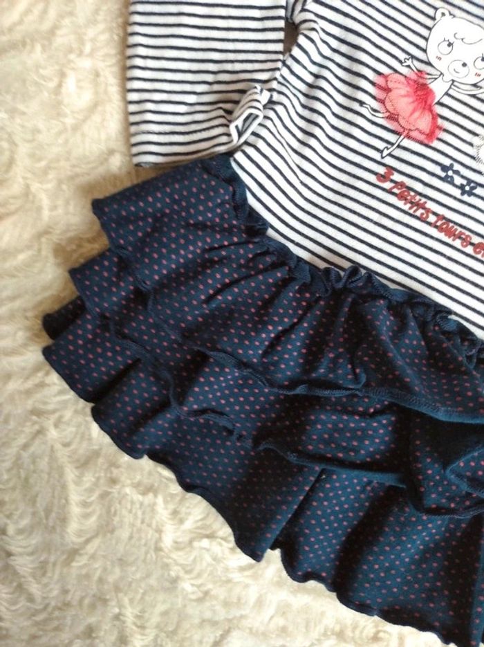 Robe manches longues Fille 6 mois 3 petits tours et s'en vont danseuses Tissaia - photo numéro 6