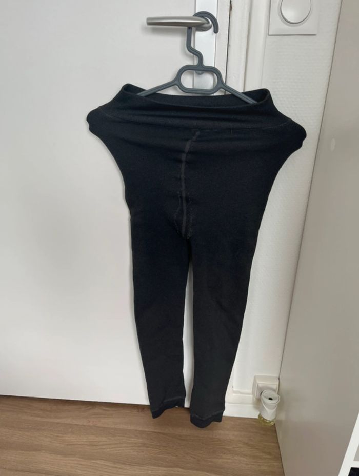 Legging gris en laine