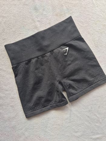 Short sport Gymshark noir seamless – taille S 🖤🏋️‍♀️