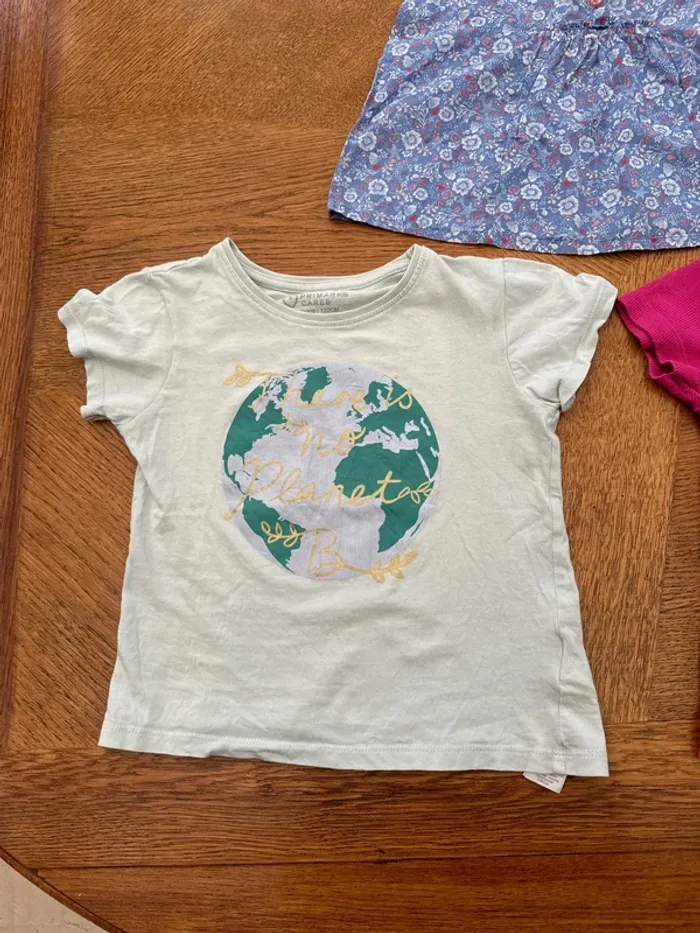Lot de 3 hauts top tee shirt blouse 6 ans - photo numéro 2