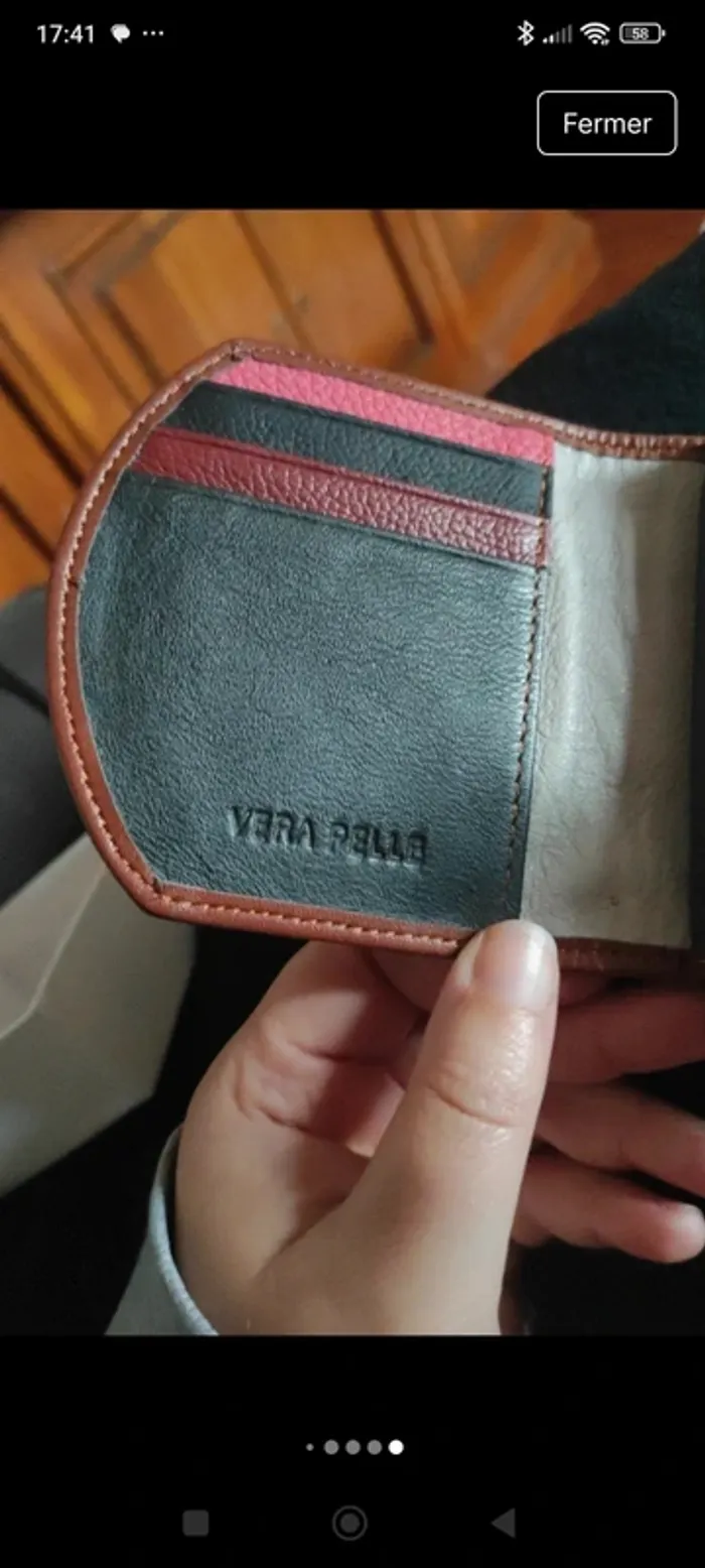 Portefeuille porte monnaie fleurie - photo numéro 9