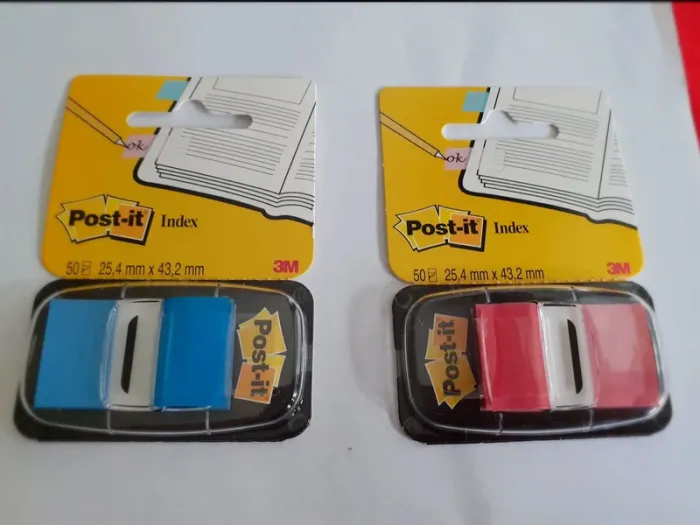 4 lot de post it pour livres