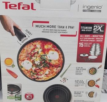 Tefal ingenio 15 pièces, poêle, casserole, wok
