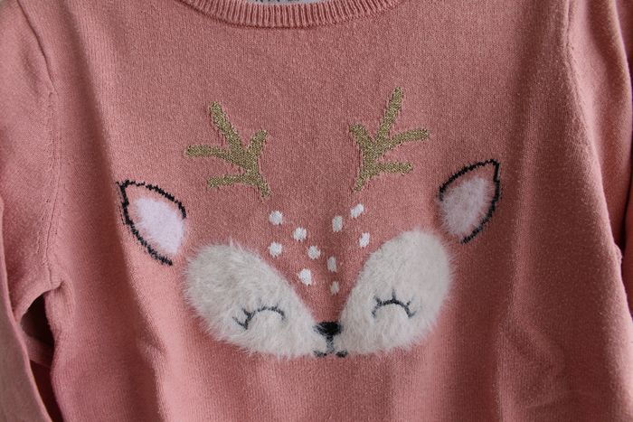 Pull rose H&M 4-6 ans - photo numéro 2