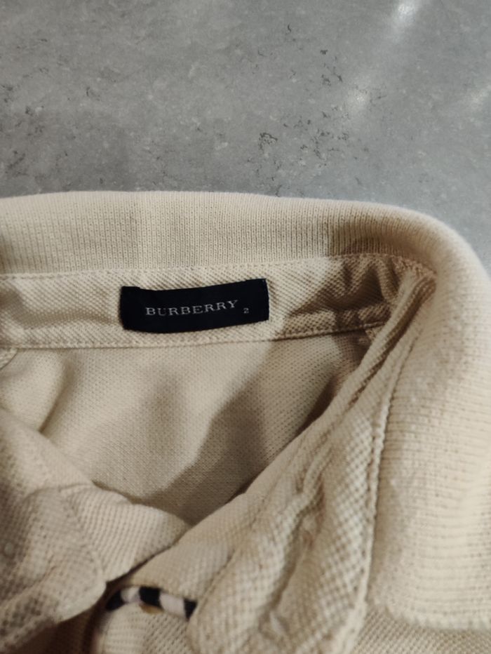 Polo manches longues Burberry enfant – Taille 2 ans - photo numéro 5