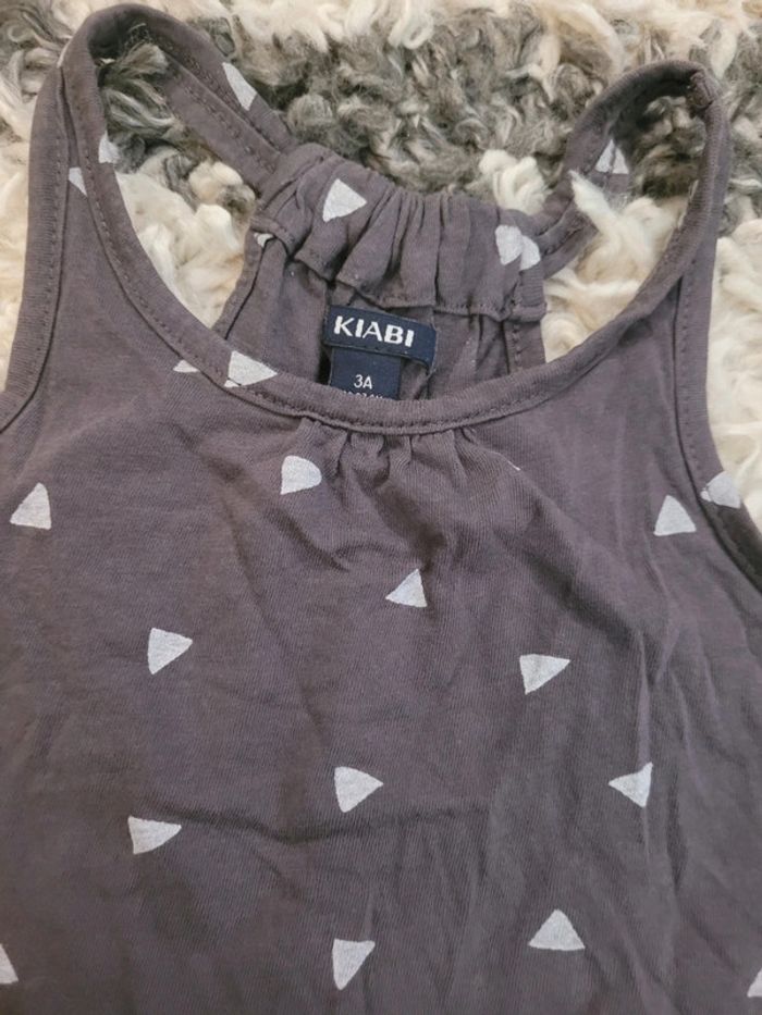 Débardeur gris triangles 3 ans - photo numéro 2