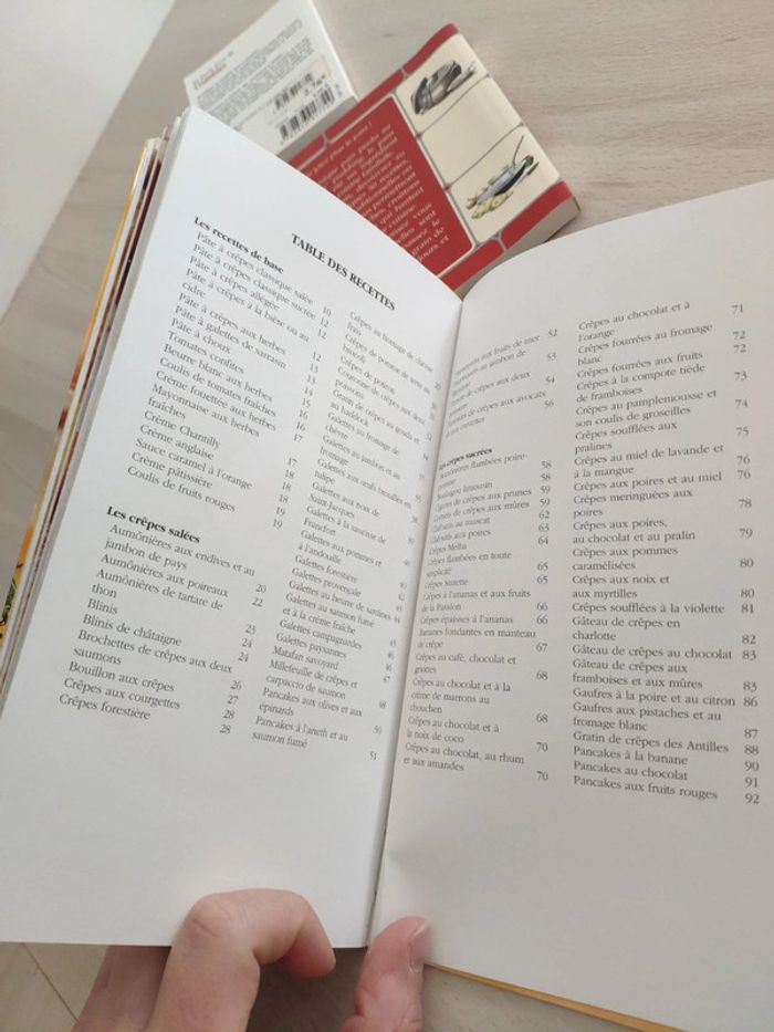 Lot 3 livres Crumbles recettes au pain perdu faites sauter les crêpes - photo numéro 4