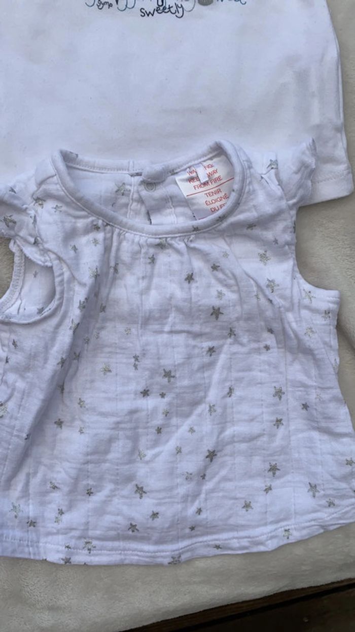 Lot de 9 t-shirt manche courte - 3 mois - photo numéro 8