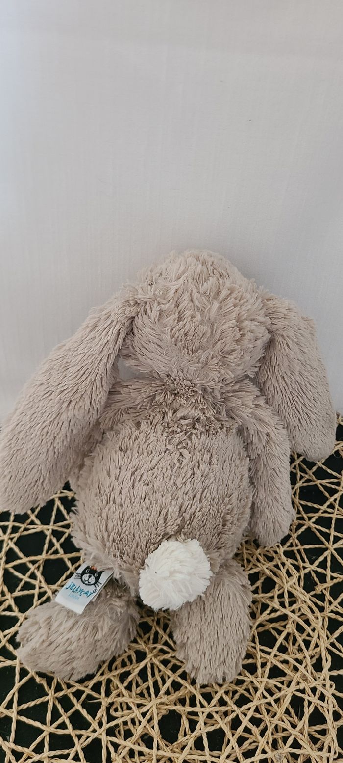Doudou Lapin Bashful Jellycat Gris - photo numéro 5