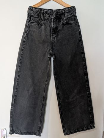 Jeans large Noir fille