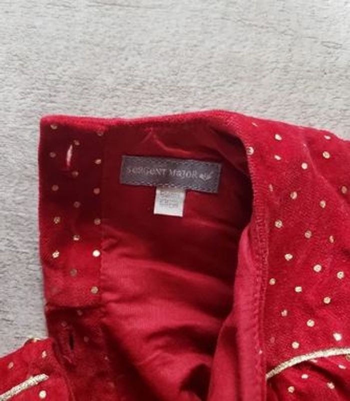 Robe 6 mois rouge Sergent Major - photo numéro 4